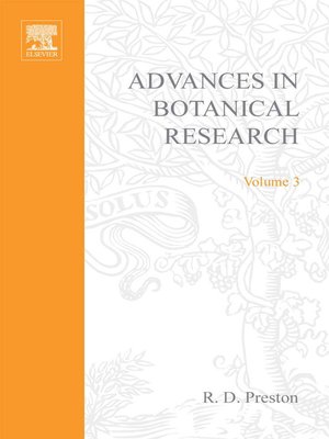 cover image of Advances in Botanical Research